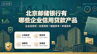 北京邮储银行有哪些企业信用贷款产品(图1) 北京邮储银行有哪些企业信用贷款产品.jpg