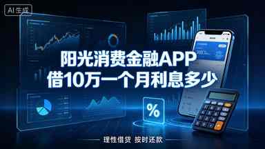 阳光消费金融APP借10万一个月利息多少(图1) 阳光消费金融APP借10万一个月利息多少.jpg