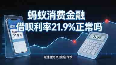 蚂蚁消费金融借呗利率21.9%正常吗(图1) 蚂蚁消费金融借呗利率21.9%正常吗.jpg