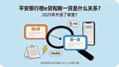 平安银行橙e贷和新一贷是什么关系?2025年升级了哪里?(图1) 平安银行橙e贷和新一贷是什么关系?2025年升级了哪里?.jpg