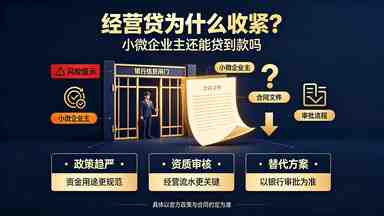 经营贷为什么收紧?小微企业主还能贷到款吗(图1) 经营贷为什么收紧?小微企业主还能贷到款吗.jpg