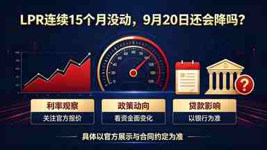 LPR连续15个月没动,9月20日还会降吗?(图1) LPR连续15个月没动,9月20日还会降吗?.jpg